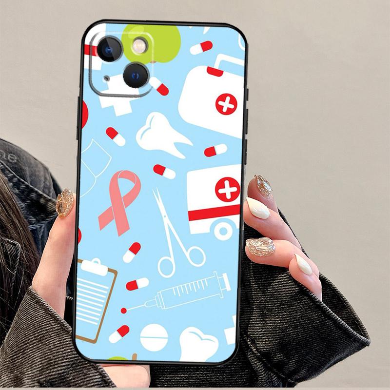 Dentist Dental Tooth Nurse Phone Case For iPhone 17 Pro Max 14 13 12 11 15 16 Pro Max mini 16 Plus 16e 17 Air Cover