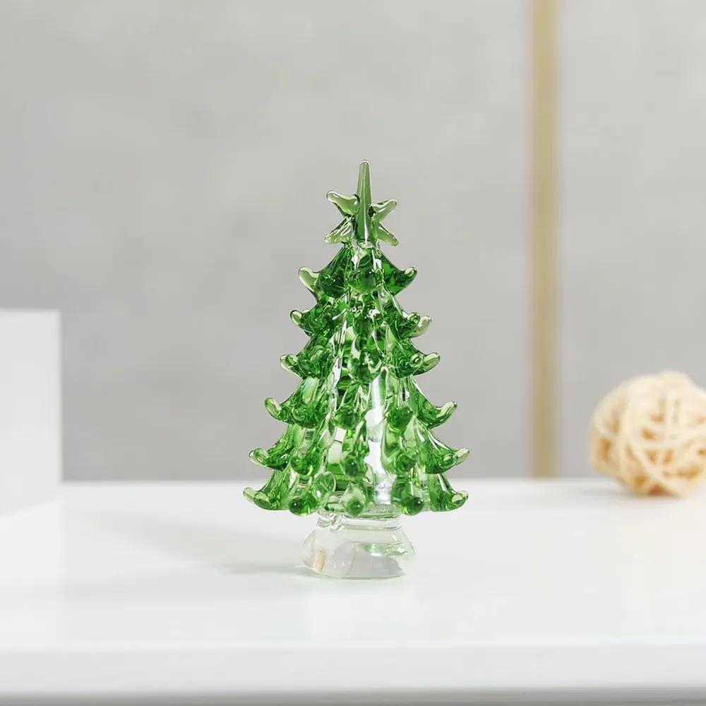 Crystal Christmas Table Tree Decor Holiday New Year Gifts