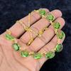 Peridot Gemstone Handmade 925 Sterling Silver Jewelry Necklace 20" M-2996