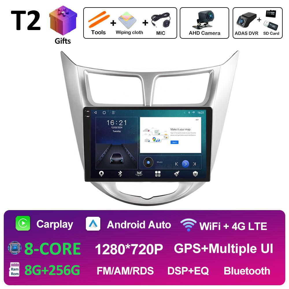 Pentru Hyundai Solaris Verna Accent 1 2010 2011 2012 2013 - 2016 Sistem Smart Android Player Video Auto Autoradio WIFI Ecran Tactil