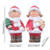 Ceramic Dolls Figurines Christmas Decoration Creative Figure Ornaments for Table