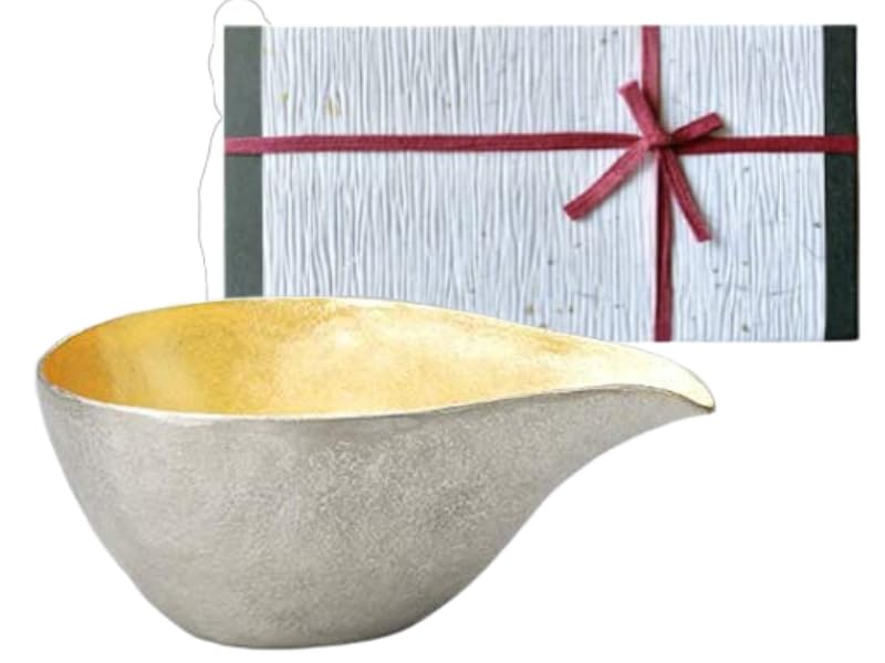 

[Nousaku Washi Wrapping] Katakuchi Large Gold Leaf