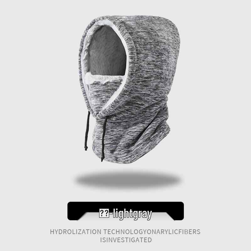 Women's Ionic Warm Cycling Hat and Scarf Pullover for Autumn and Winter Outdoor Skiing