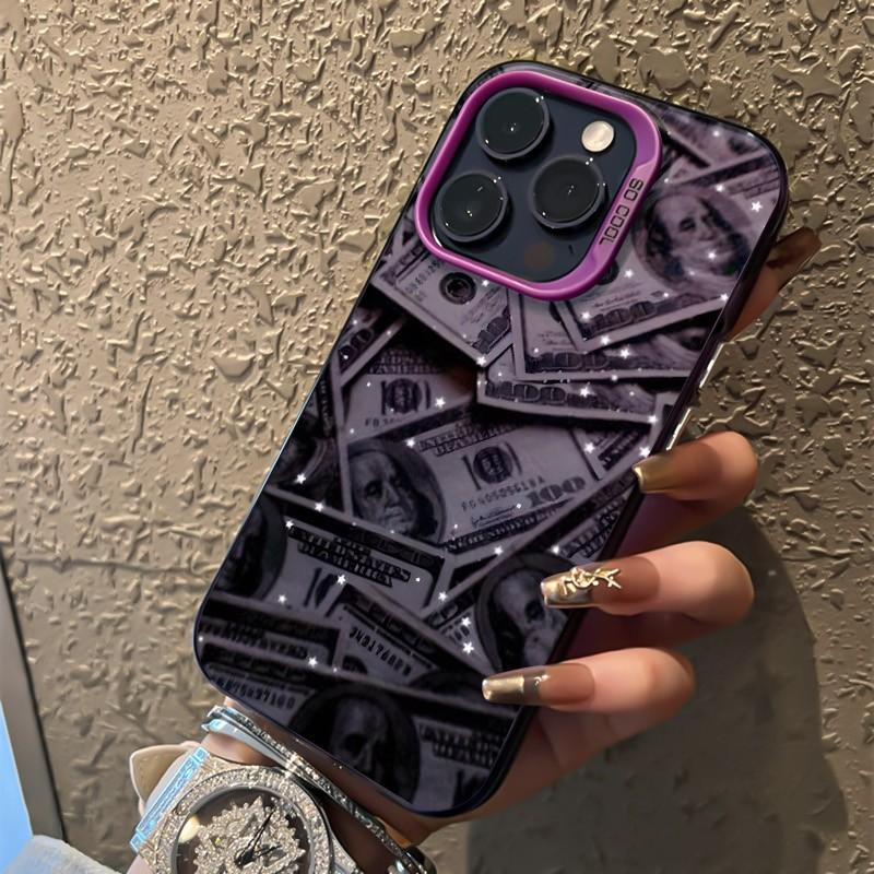 Cool Star Dollar Pattern Phone Case For iPhone 16 15 14 13 12 11 17 Pro Max XS X XR 7 8 Plus SE 2020 16e 17 Air Shockproof Cover