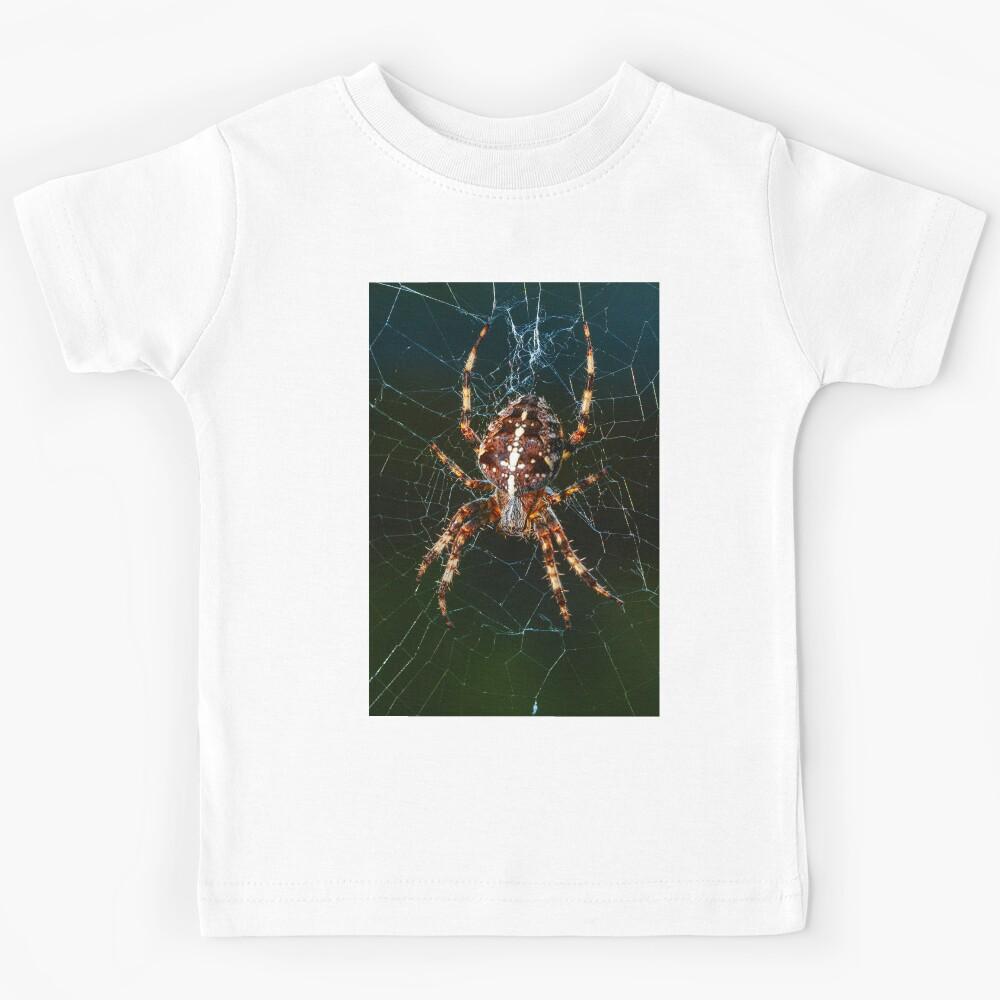 Spider on Web Kids T-Shirt 100