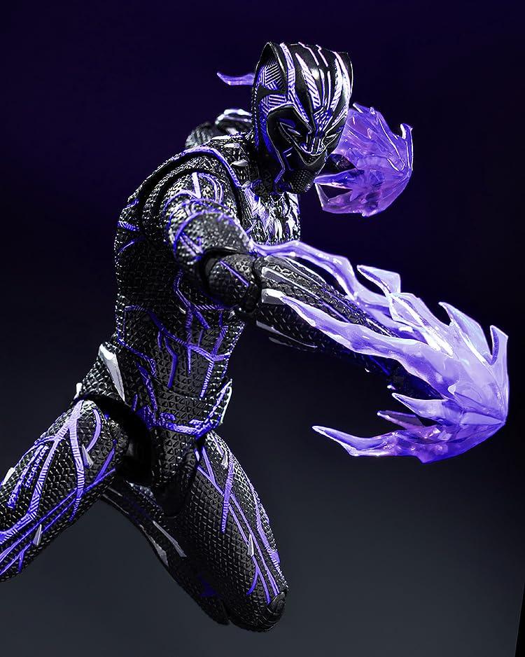 Threezero DLX Marvel The Infinity Saga Black Panther Energy Scale ABS PVC POM Zinc Alloy Other Metal Painted Action Figure Studios' [Kinetic Charged]