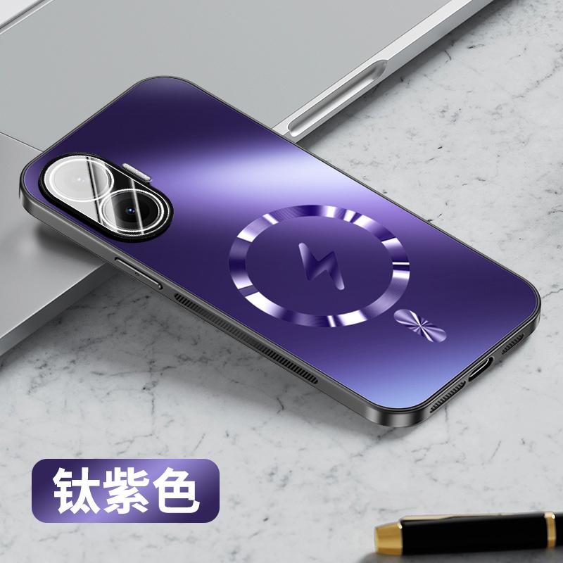 

Magnetic AG Case For Redmi Turbo4 Pro POCO F7 Case, Shockproof Back Transparent Cover Camera Protection Acrylic+TPU Poco X7 Pro