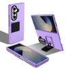 KEYSION Luxury Upright Live Stand Case for Samsung Galaxy Z Fold 7 5G Hard PC Shockproof Phone Back Cover for Galaxy Z Fold 7 5G
