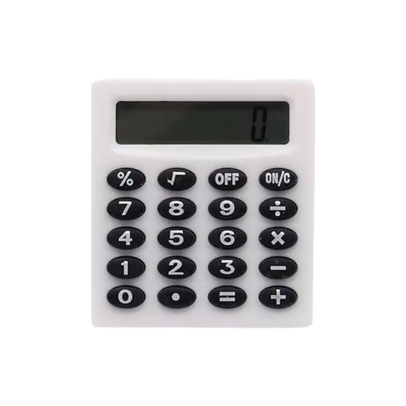 Boutique Stationery Student Calculator 8 Digits Display Basic Math Functions ABS Lightweight Design