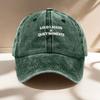 Unisex High Quality Trendy Retro Washed Simple Baseball Cap for Outdoor Hiking and Outings