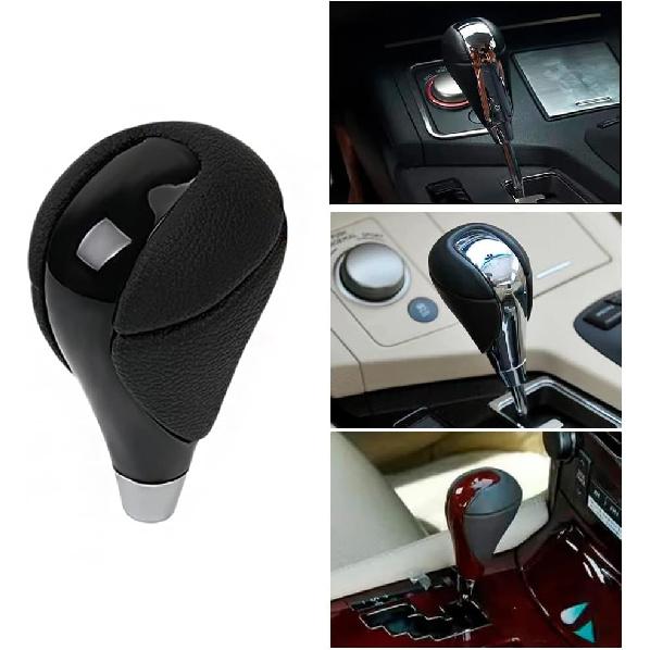 Muge Racing Gear Shift Knob Resin Leather For Most Lexus ES300 GS430 IS250 LX470 RX450H Toyota Crown Corolla Camry Rav4 Prado 4Runner Highlander