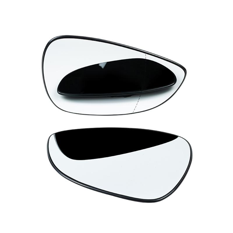 Car Wing Mirror Glass Heated with Backing Plate for Ford Fiesta MK7 2008-2017,Clear Anti-fog Rear View Door Side Mirror Replacement Parts