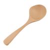 Wooden Soup Spoon Fine Polishing Handcrafted High Temperature Resistant Long Handle Wooden Spoons for Restaurant