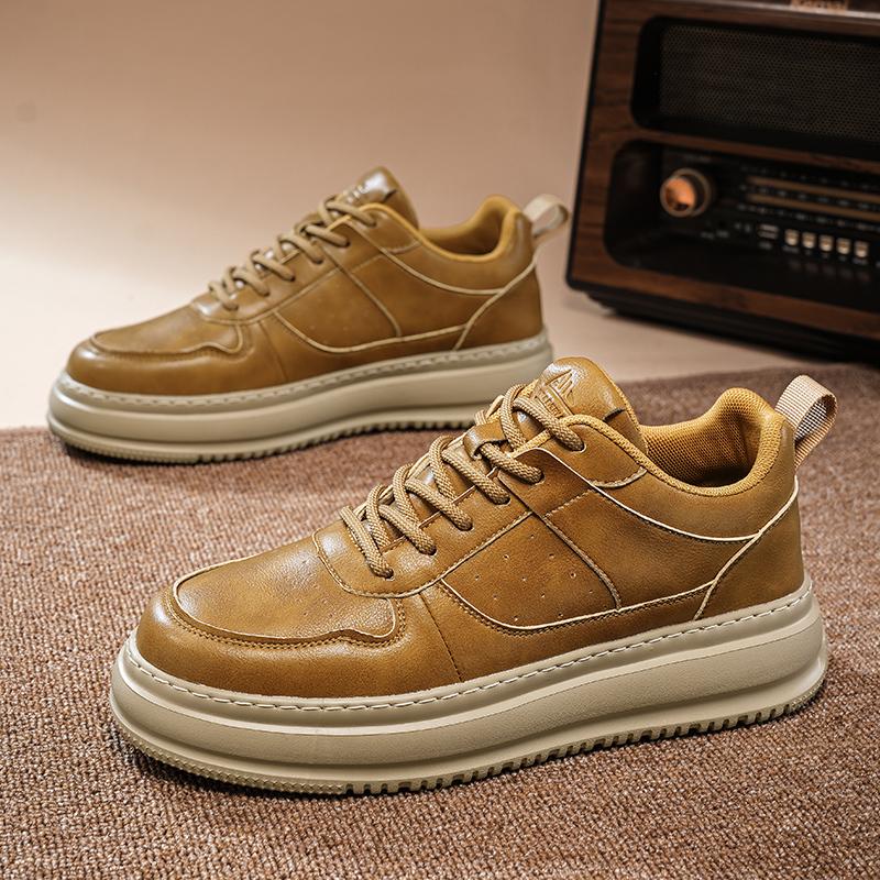 Outdoor Lace - Up Men's Casual Shoe Comfortable Soft-Soled Anti - Slip Breathable Flat Shoe High - Quality Durable Walking Shoes
