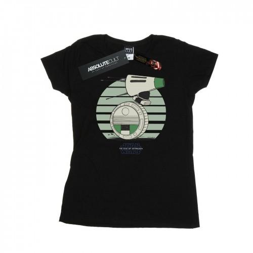 

Star Wars Womens/Ladies The Rise Of Skywalker D-O Rolling Green Cotton T-Shirt