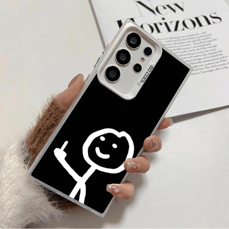 

Funny Stickman Matchman Soft Phone Case for Samsung Galaxy S24 S25 FE S26 Edge S23 Ultra S22 Plus S21 + Shockproof Cover Back Sh Samsung S23 Plus