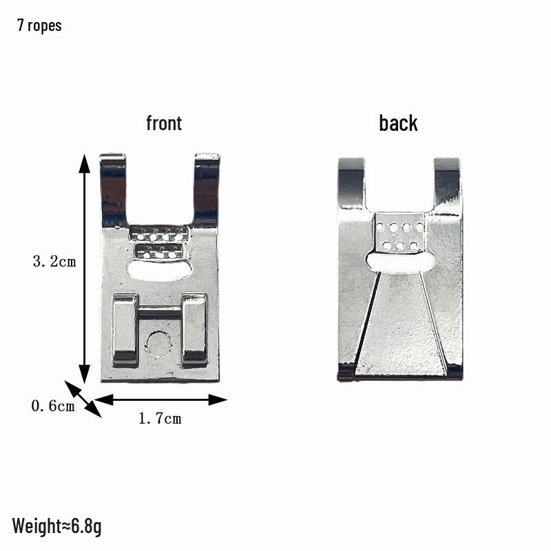 Multifunctional Electric Sewing Machine with Zipper, Binding, and Overlock Presser Foot Attachments