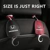 1Pcs PU Leather Car Seat Back Hooks Interior Accessories For Honda Civci FIT MV6 CRV Accord Jazz HRV Stepwgn Prelude Insight