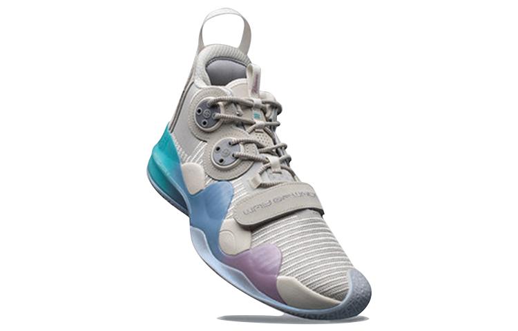 Li Ning WOW 8 Way Of Wade 8 Abrasion Resistant Breathable High Top Basketball Shoes Men's Cotton Candy ABAP113-9