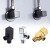 Male Thread Angle Valve For Bathroom Easy To Install Long Lifetime Long Service Life Quarter Turn Thickened Material