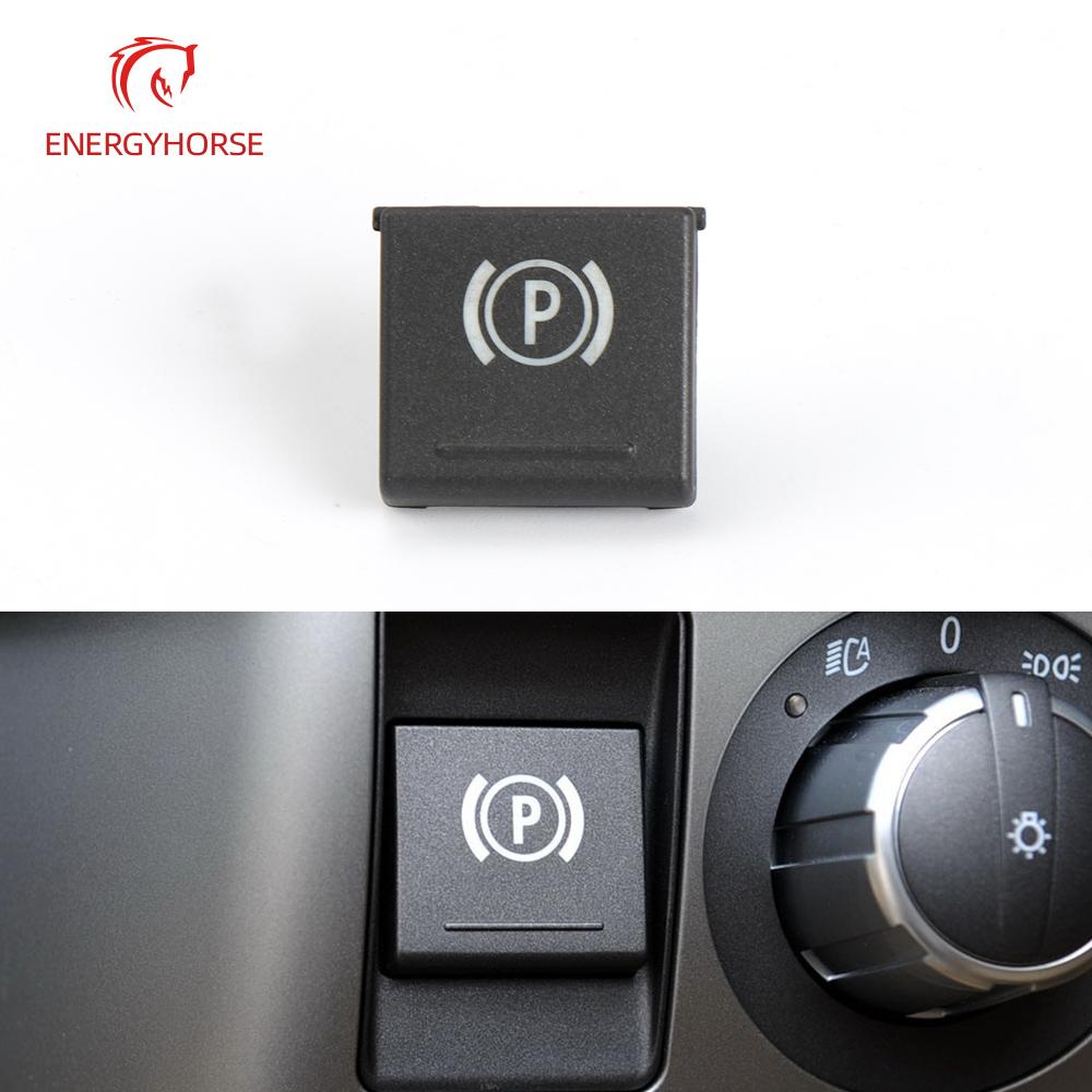 Car Electronic Handbrake Parking Brake P Button Switch Cover Parking Brake Switch Replacement For BMW E66