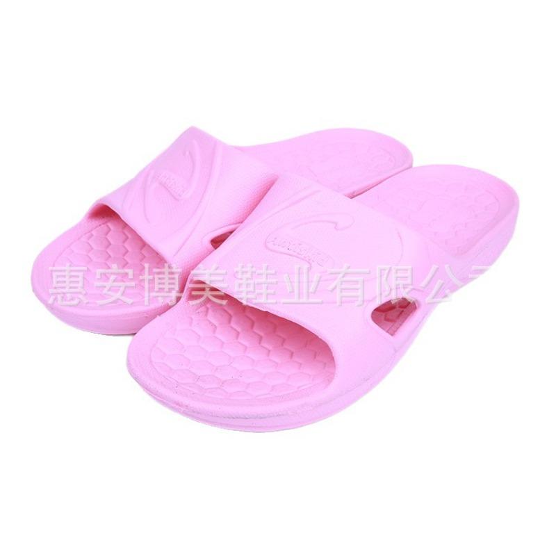 Bathroom non-slip slippers oil-proof and waterproof when simple soft bottom indoor men's and women's hotel work slippers wholesale S