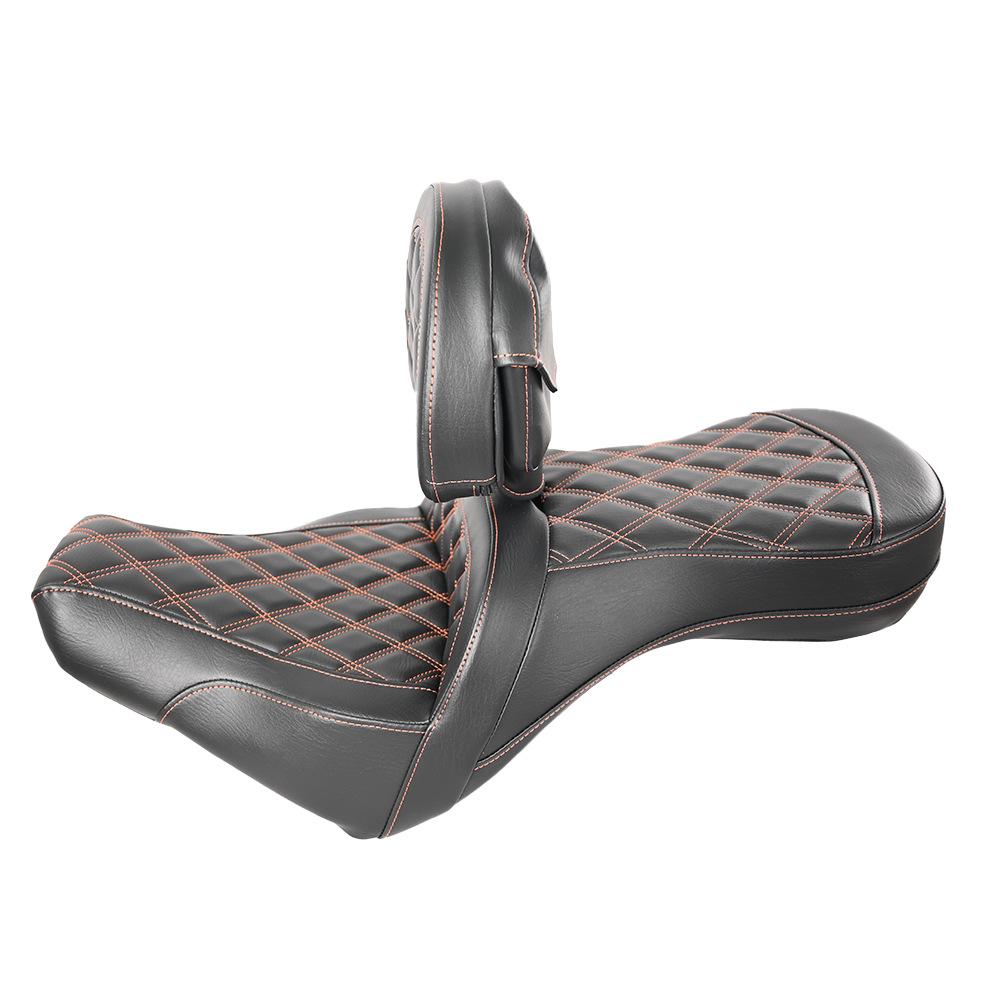 Softail Streetfighter Seat Cushion with Backrest for Harley-Davidson 18-25