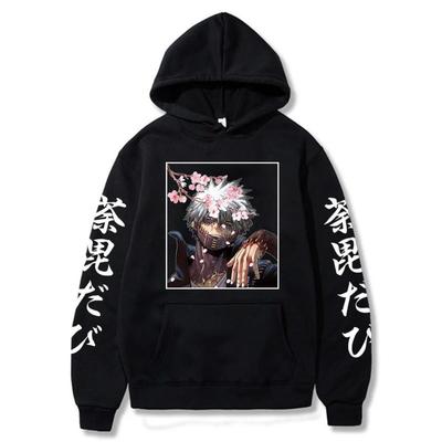 Manga Anime My Hero Academia Dabi Bluza z kapturem Jesienna bluza Męska Damska Moda Nowy Projekt Marki Pulower Męskie Polarowe Bluzy z Kapturem