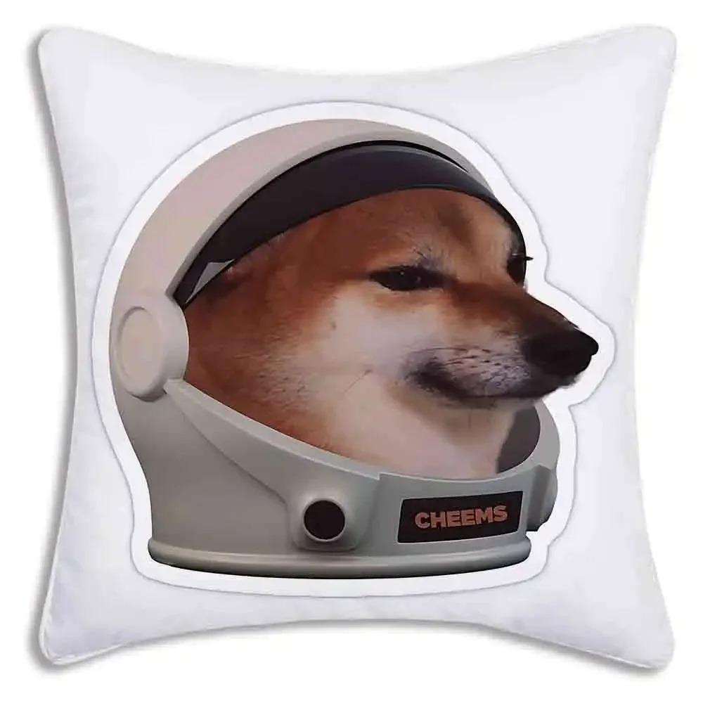 Abstract Shiba Inu Print Decorative Pillow Cover Car Sofa Square Cushion Pillow Cover