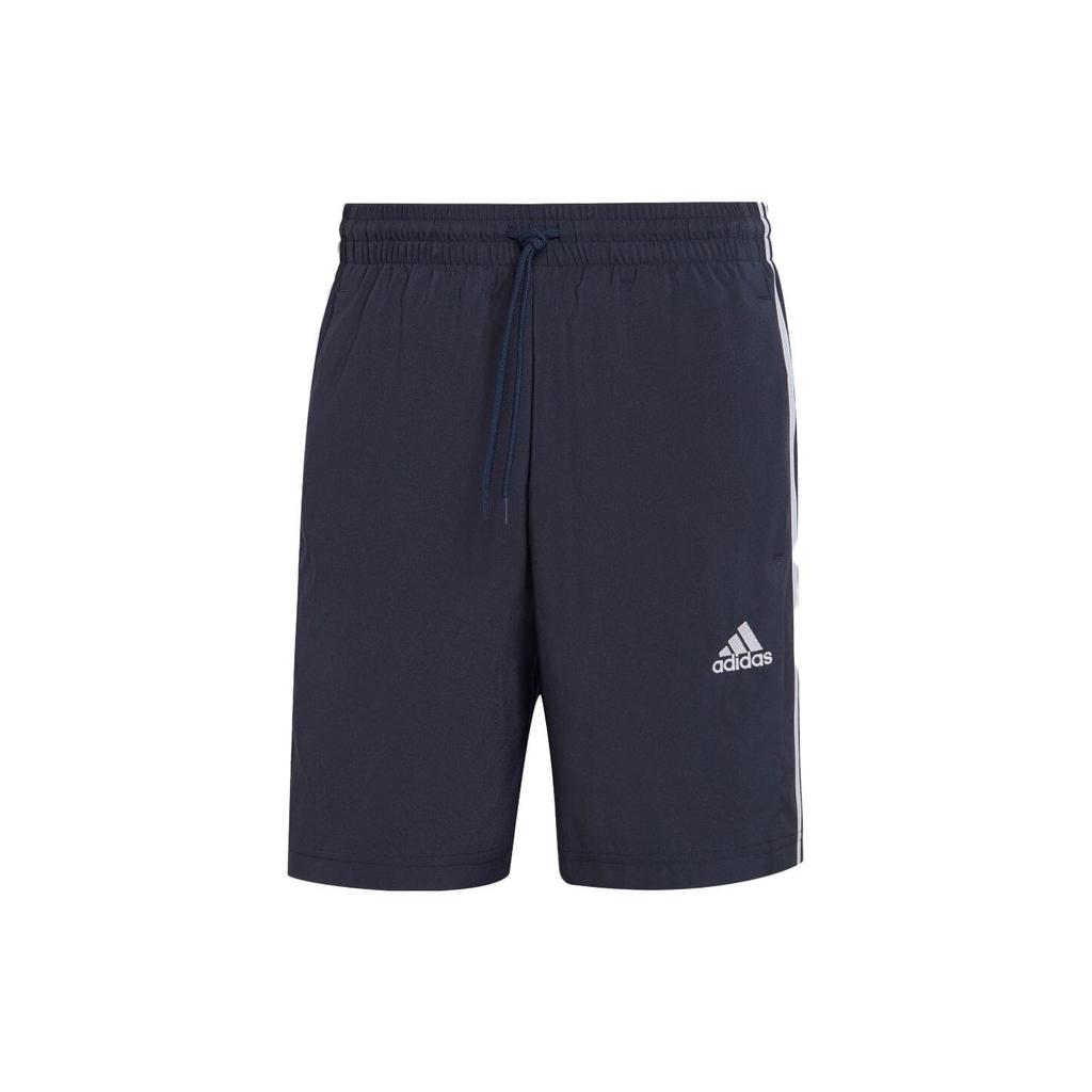 Adidas Solid Color Brand Logo Drawstring Shorts Men shorts Navy-Blue IC1485