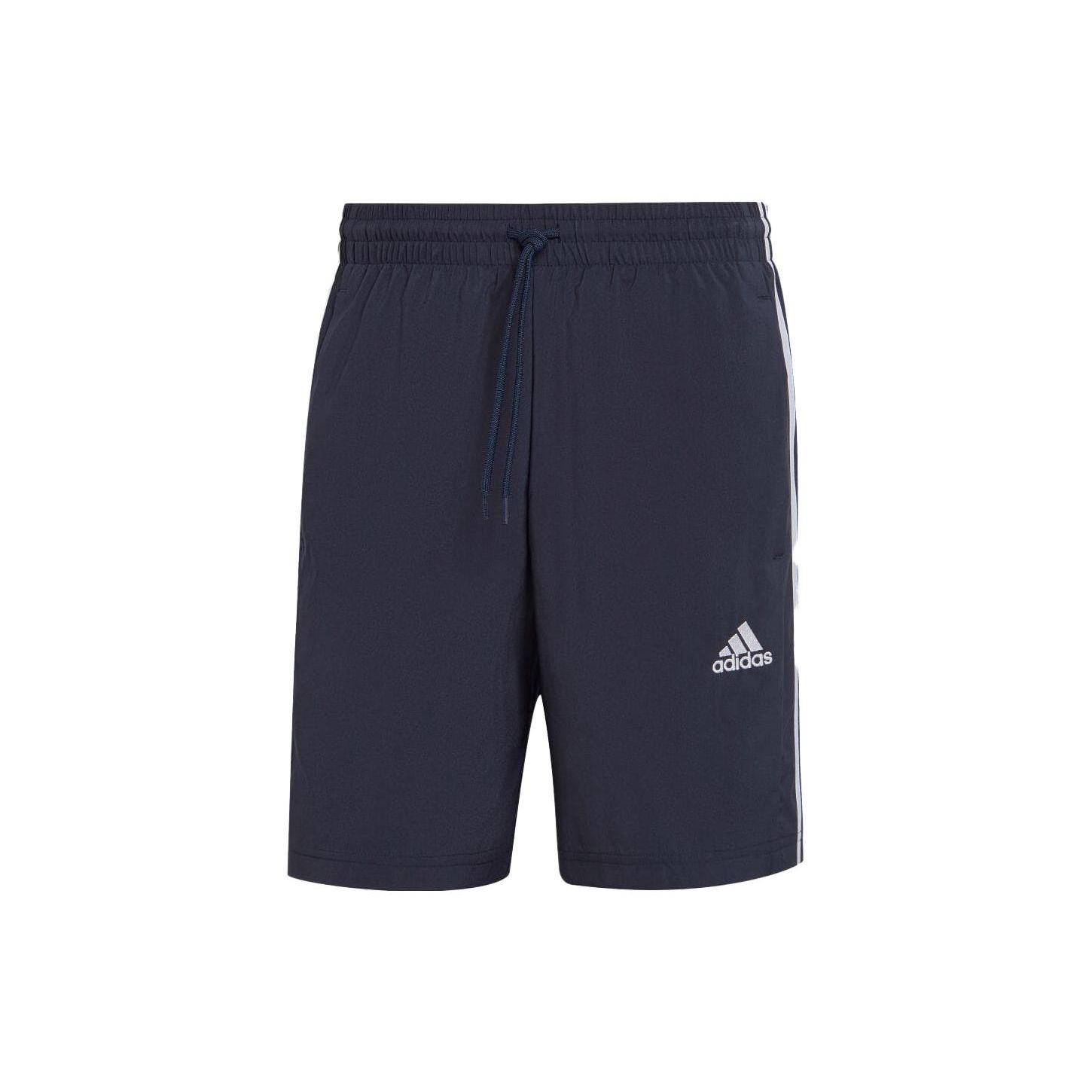 

Adidas Solid Color Brand Logo Drawstring Shorts Men shorts Navy-Blue IC1485 S