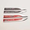 FIQ1 1Pairs 3D Metal Mugen Side Fender Emblem Badge Sticker Car Body Styling Accessories For Honda Civic Odyssey Accord CR-V FIT City