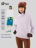 TECTOP Women's Cotton Hoodie: Breathable, Loose Fit, Stand Collar, Half-Zip, Long Sleeve for Autumn/Winter.