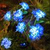 Outdoor Color-Changing LED Jellyfish Garden Lights with Solar Fiber Optics