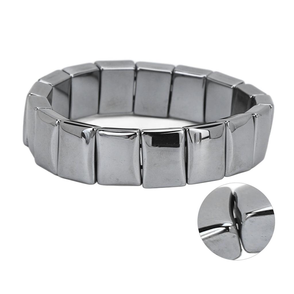 Terahertz Bracelet Rectangle Beads Enhance Physical Fitness Terahertz Healing Stone Bangle