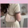 Trendy Pu Material Women's Bowknot Underarm Bag Chic Summer Shoulder Purse