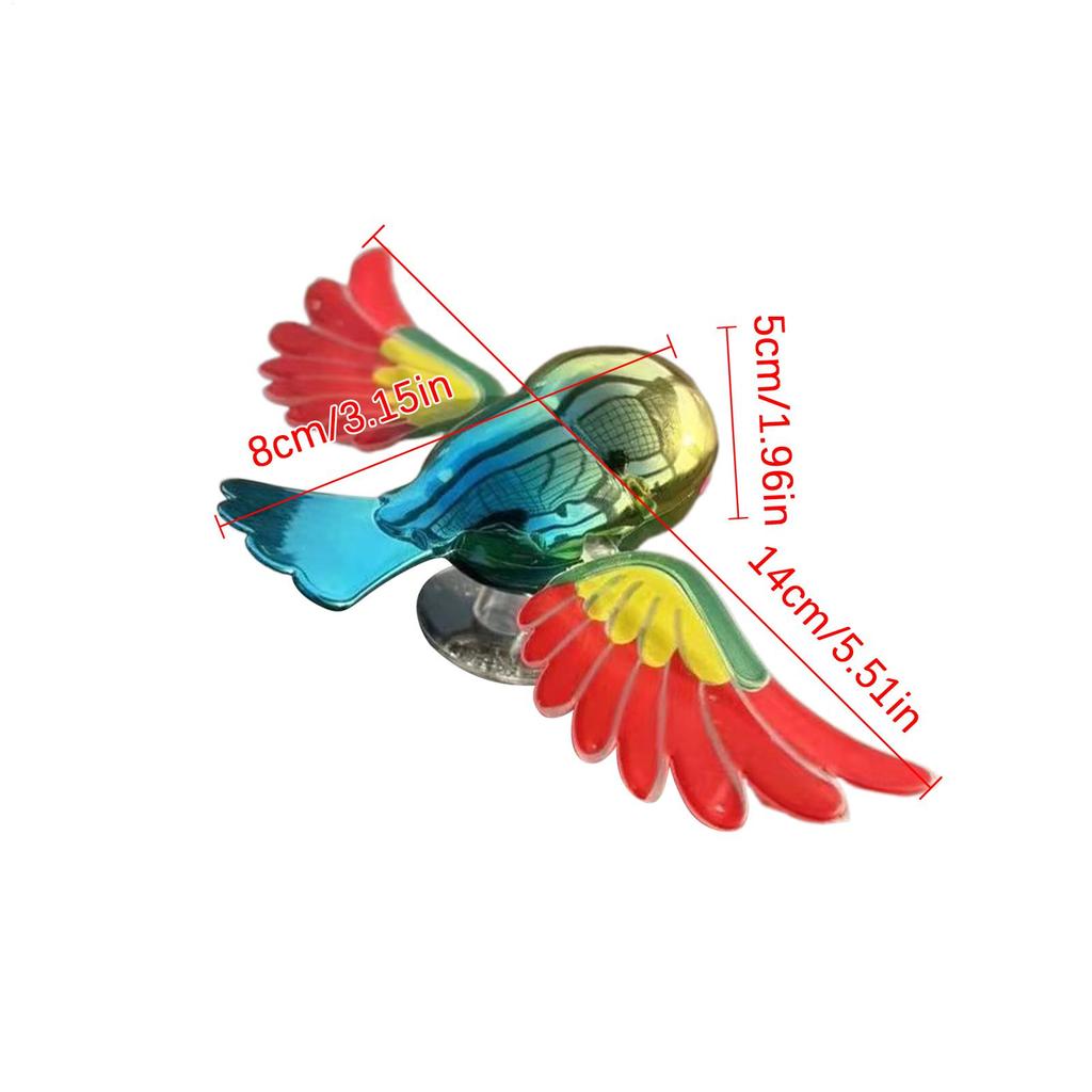 Helmet Accessories Dynamic Realistic Weatherproof Motorcycle Helmet Bird Ornaments For Women Riders Cyclist Commuting Travel