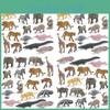 Livagtig 17-delt Samling af Sydamerikanske Dyremodeller med Dovendyr, Myresluger, Jaguar, Løve, Zebra og Elefant. Ideel til Udstilling og Leg.