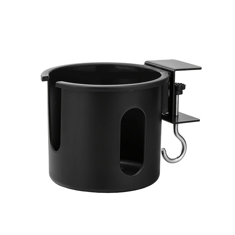 

Multifunctional Desktop Cup Holder with Hooks Drink Storage Rack for Coffee Cups, Water Bottles, Pens, And Keys for Home, Work чёрный