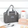 Tragbare Isolierte Thermische Lunchtaschen Tasche Reißverschlussversiegelung Große Kapazität Pendeln Büro Outdoor Picknick Schule Brunch Tragetasche