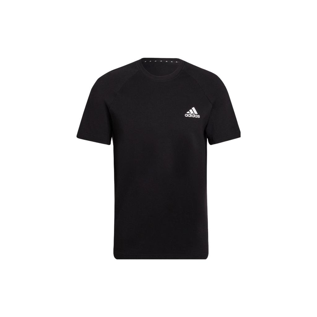 Adidas Day T Shirts Men's Black Crew Neck Moderate Straight Fit HE2238
