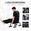 Dip-Stangen 2-teiliges Set Dip-Station bis 120 kg Tragfähigkeit Dip-Stange Fitnessgeräte für Zuhause Parallettes Calisthenics-Geräte für Kraft