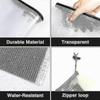10pcs A3 Plastic Mesh Zipper Pouch Water-resistant Zip Bag For School Office Supplies, Puzzles & Games Organizing Storage - RiRi