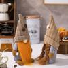 Soft Plush Christmas  Faceless Doll With Knitted Hat Elf Dwarf Plush Figurine  Party Favors