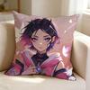Tactical Shooter VVALORANT Clove Pillow Case Square DoubleSided Sofa Cushion Cover Bedroom Bedside Pillow