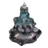 Zen Sandalwood Backflow Incense Burner for Indoor Use - Creative Ornament with Scented Oil Burner for Tea Ceremonies.