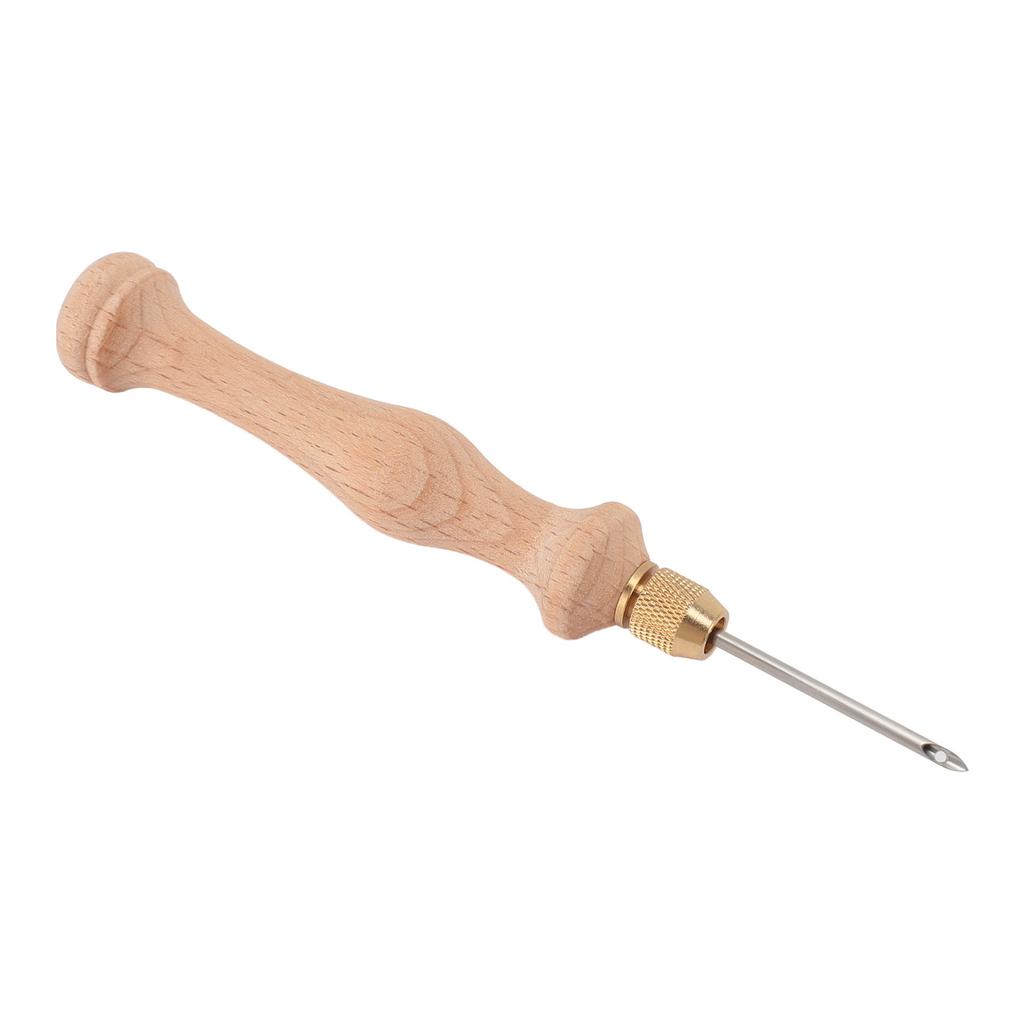Punch Needle Tool Solid Wood Handle Adjustable 5mm 3.5mm 2.5mm 2mm 1.6mm Embroidery Pen Needles Kit