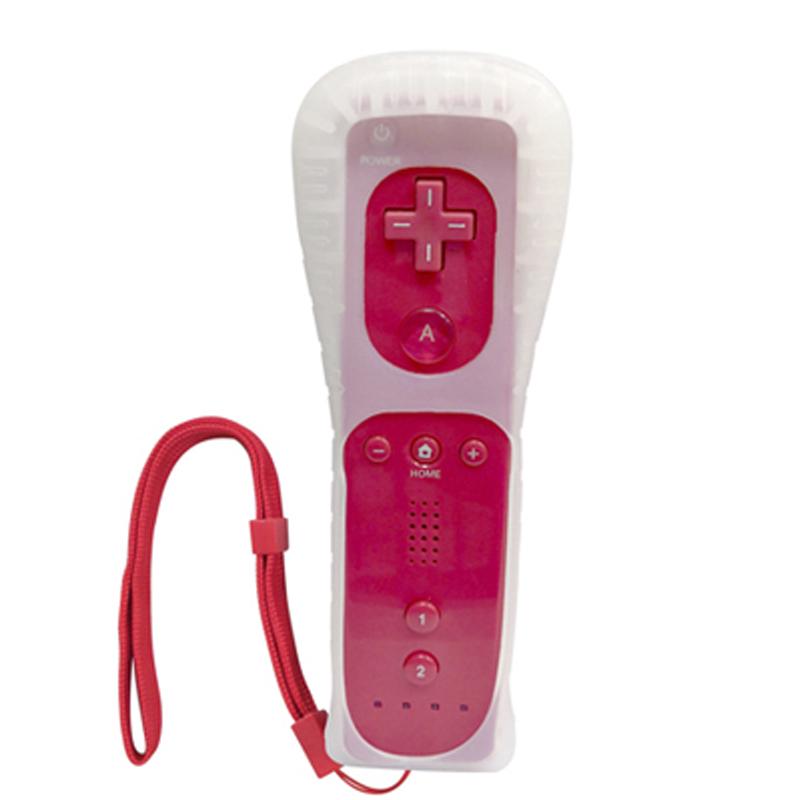 For Wii/Wii U Wireless Controller Set – Left Nunchuk Joystick / Right Vibration Remote with Silicone Cover & Wrist Strap