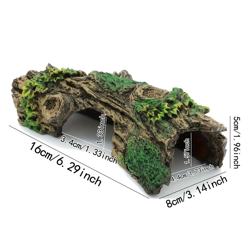 

Акваріумний порожнистий тунель-печера у вигляді дерева, прикраса, укриття для риб, креветок, рептилій, декорації для акваріума, аксесуари для маленького акваріума