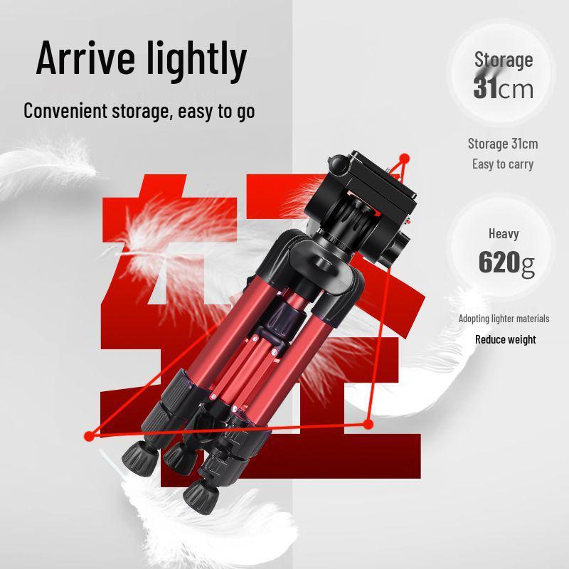 Tragbares Teleskop-Mini-Stativ: Multifunktionaler Desktop- & Bodenständer-Handyhalter für Live-Übertragungen.